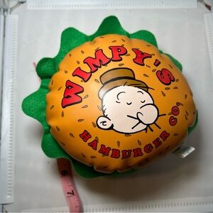 Wimpy’s Hamburger Co Plush Window Cling Good Stuff 1995.